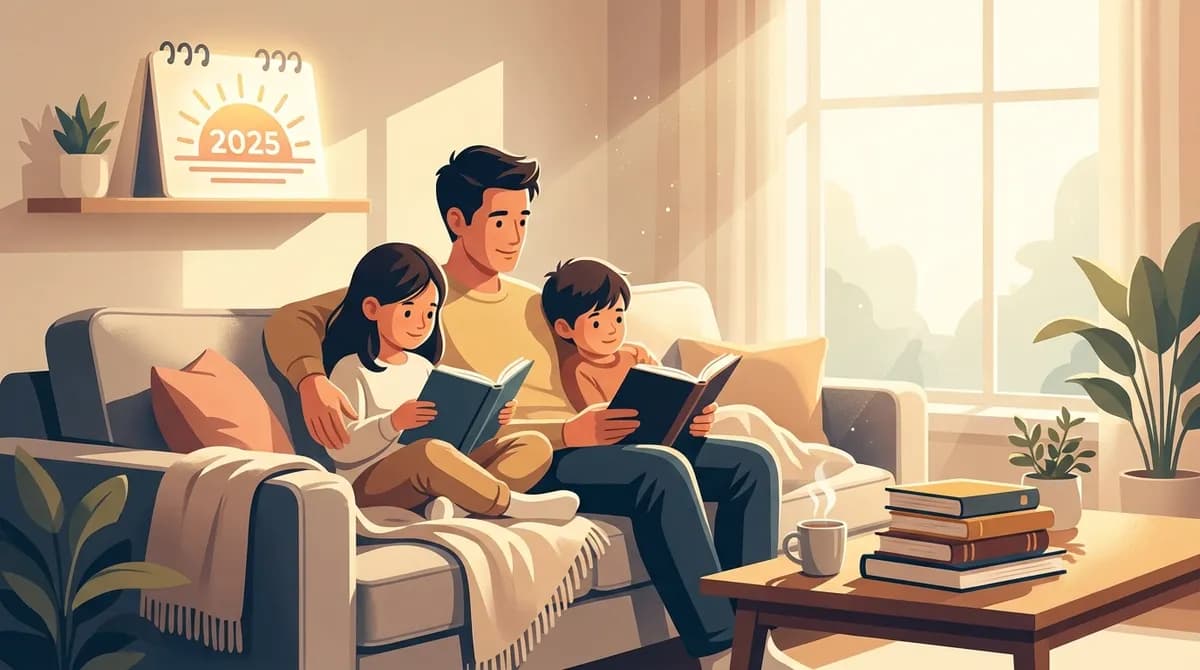Propósitos de Año Nuevo: Fomentar la lectura en familia
