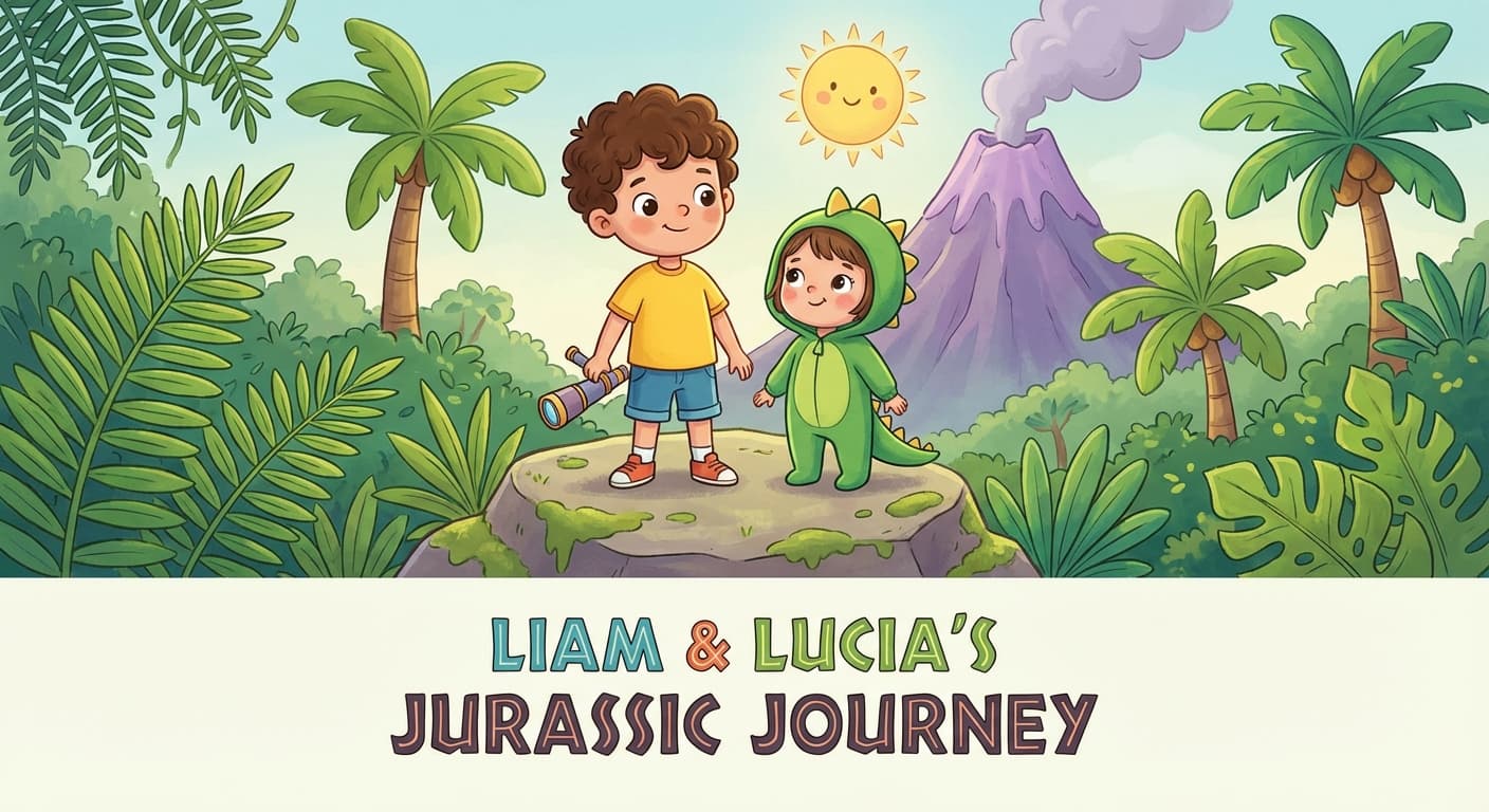 Liam y Lucía: ¡Fiesta Jurásica!