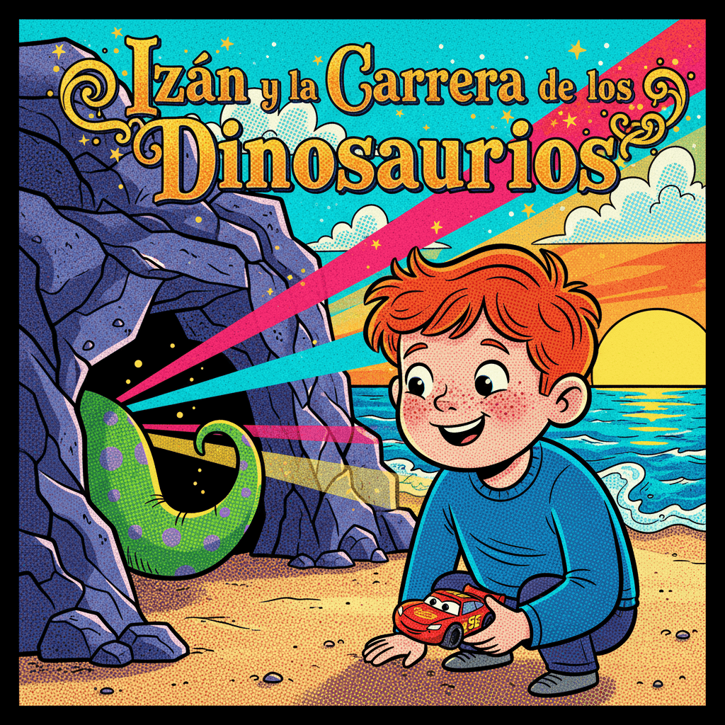 Izán y la Carrera de los Dinosaurios
